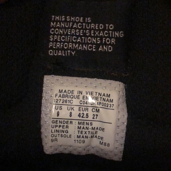 men’s converse - Picture 7 of 7